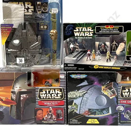 Stars Wars Mostly Complete Three Packs & Other