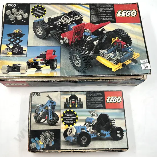 Mostly Complete Vintage Lego 8860 Vehicle & Empty Box