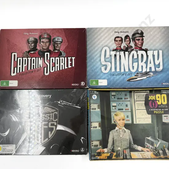 Three Collectors DVD Sets & Joe 90 Puzzle