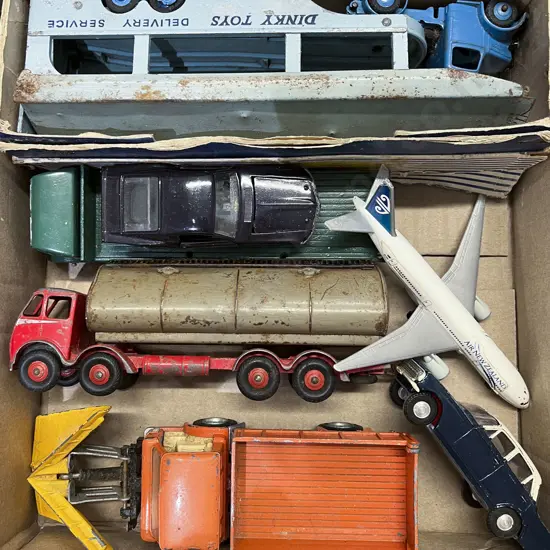 Seven Vintage Dinky & Other Vehicles