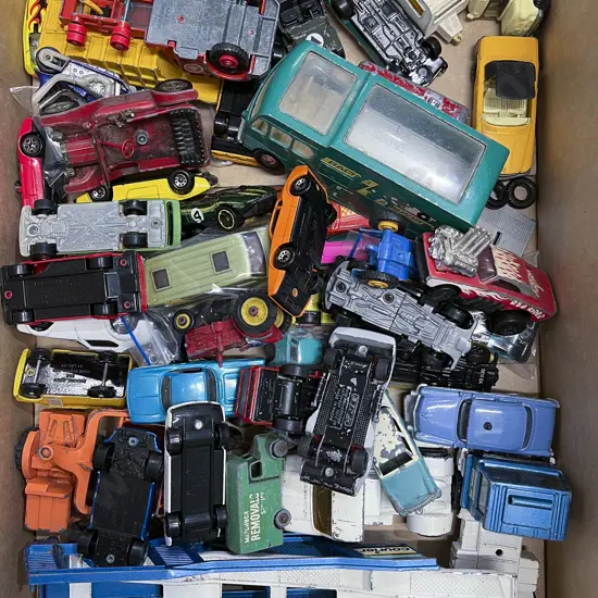 Quantity Diecast Matchbox Vehicles
