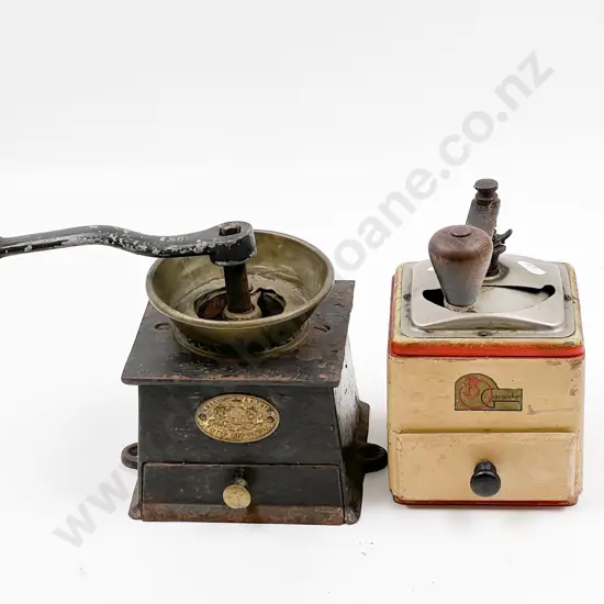 Two Vintage Coffee Grinders