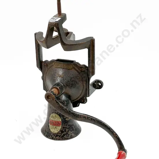 Vintage Wrought Metal 'Beatrice Clamp Mincer'