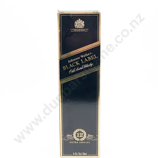 Boxed Johnnie Walker Black Label Old Scotch Whisky 750ml