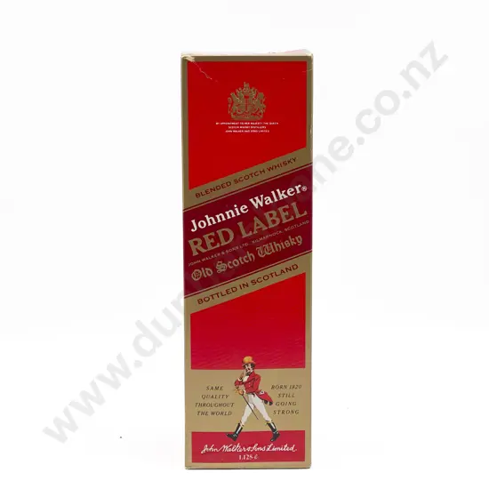 Boxed Johnnie Walker Red Label Old Scotch Whisky 1.125 Litre