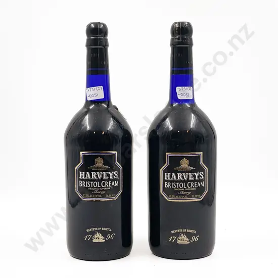Two Bottles of Harveys Bristol Cream 1 Litre