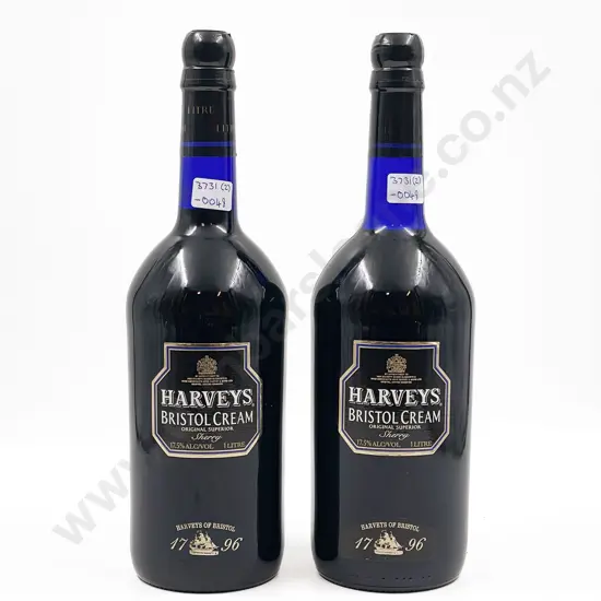 Two Bottles of Harveys Bristol Cream 1 Litre