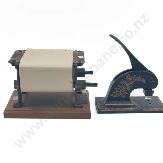 Bristow & Co Christchurch Paper Dispenser Together with Victorian Press