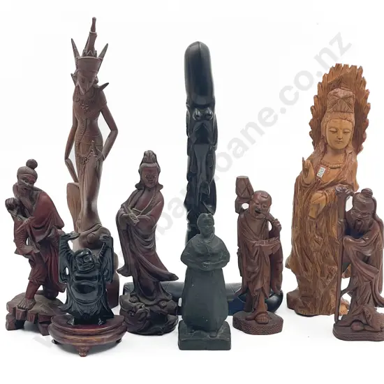 Quantity of Assorted Carved Figures etc