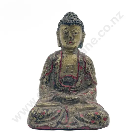Vintage Cast Metal Buddha