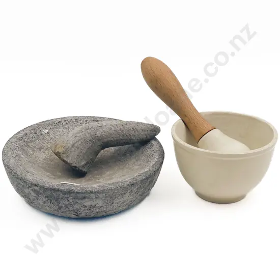 Two Pestle and Mortars