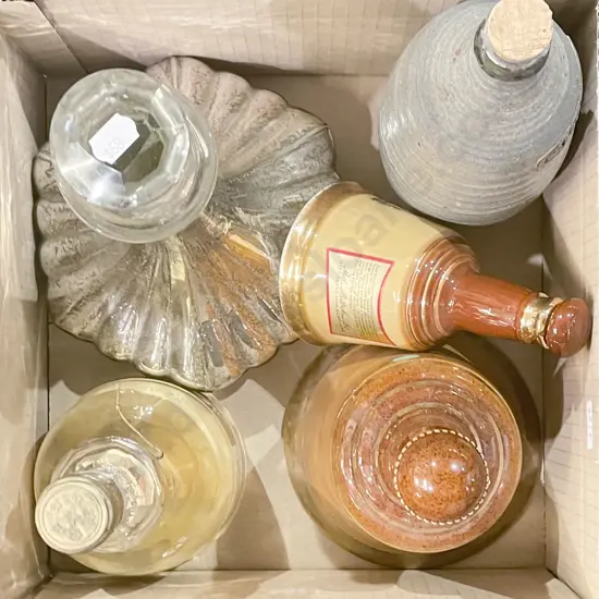 Small Box of Assorted Including Decanters