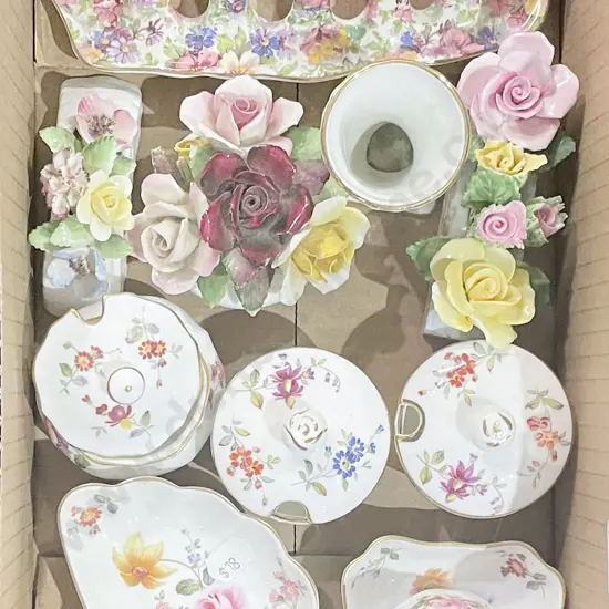 Small Box of Assorted Fancy China Including Hammersley