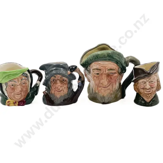 Four Assorted Small RD Character Jugs