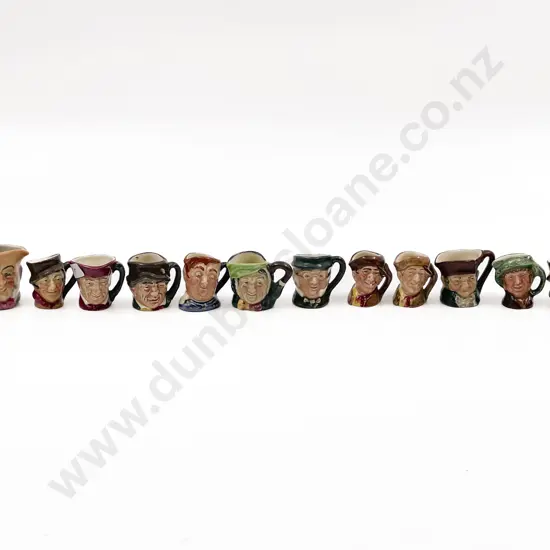 Twelve Assorted RD Tiny Character Jugs