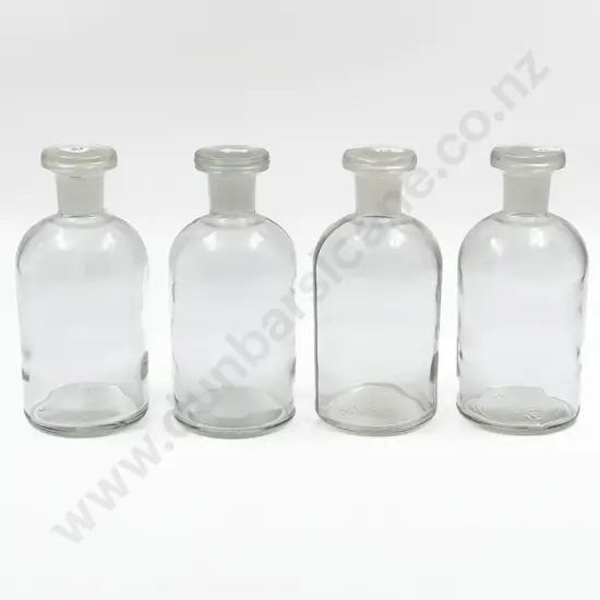 Four Assorted Vintage Chemist Bottles