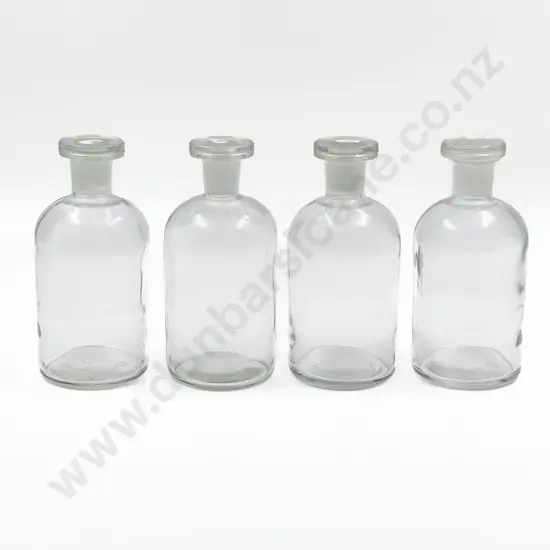 Four Assorted Vintage Chemist Bottles