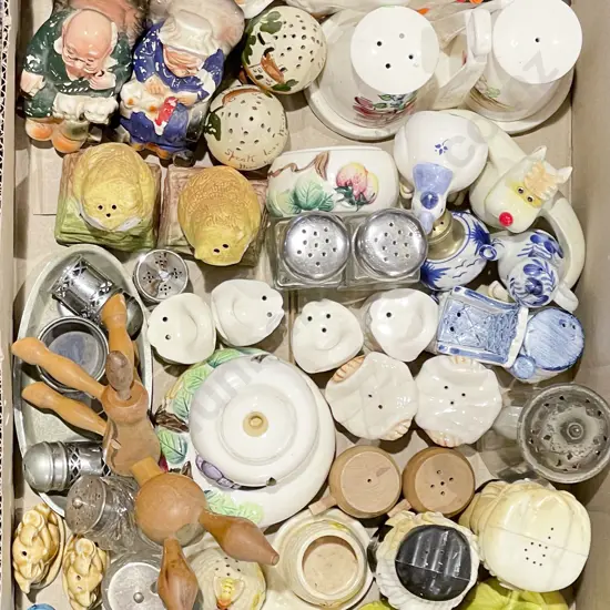 Box of Novelty Salt & Peppers