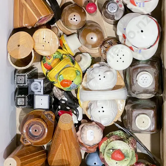 Box of Assorted Novelty Salt & Peppers