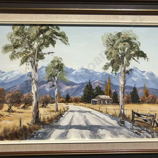 Peter Long - 'Four Peaks' - Oil on Board