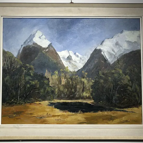 Ken Hobson - 'Eglington Valley' - Oil on Board