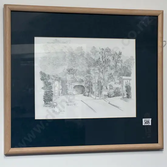 Bruce Gillan - Seatoun Tunnel - Pencil Drawing