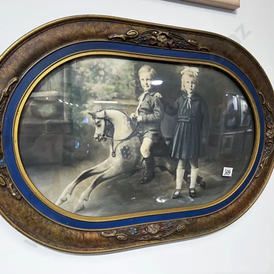 Hand Coloured Antique Photographic Print