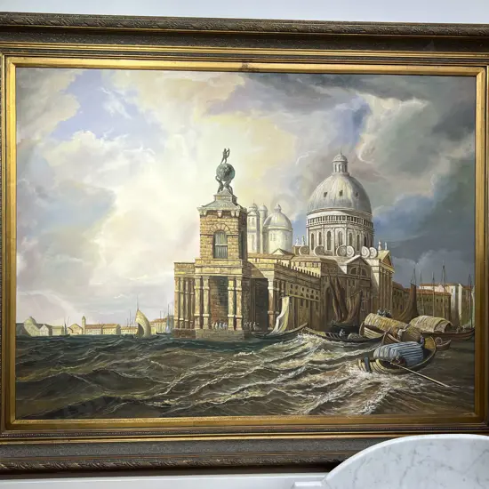 Unknown Artist - Capriccio Italian Landscape - Style of C18th Grand Tour