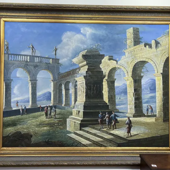 Polso - Capriccio Italian Landscape - Style of C18th Grand Tour