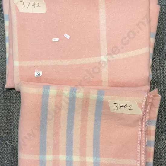 Two NZ Woollen Travel Rugs