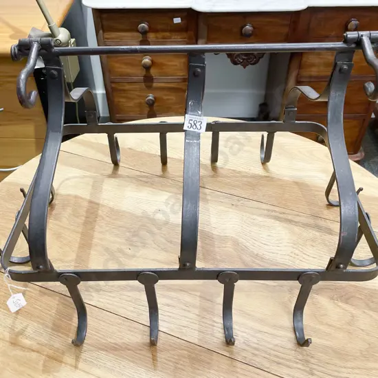 Vintage Wrought Metal Kitchen Pot Hanger