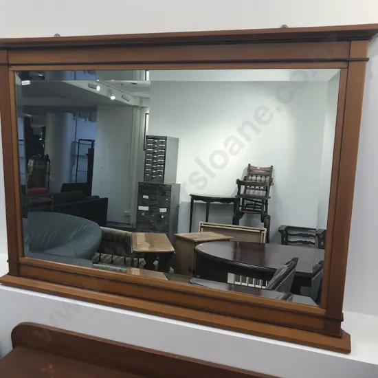 Kauri Bevel Edged Mantle Mirror