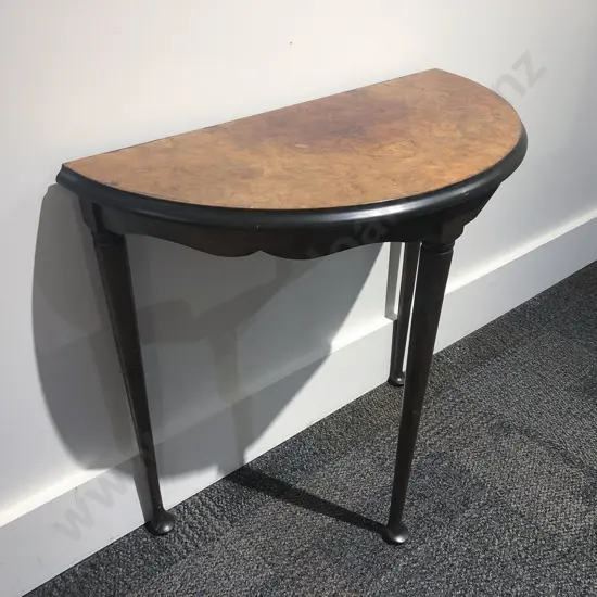 D Shaped Hall or Side Table