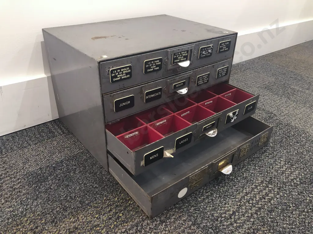 Four Drawer Industrial Tool Cabinet Image 1++