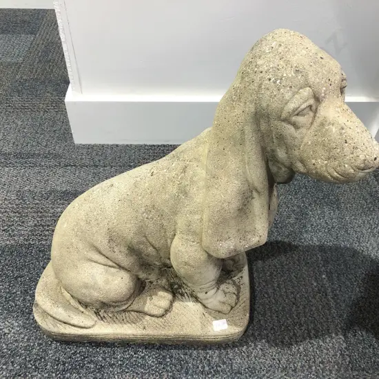 Concrete Garden Ornament of Dog