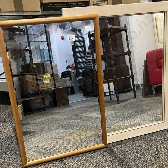 Two Modern Wall Mirrors