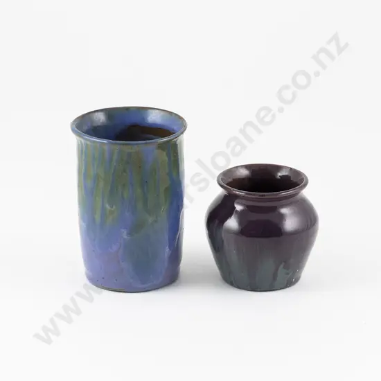 Two Elizabeth Matheson Paka Pottery Vases