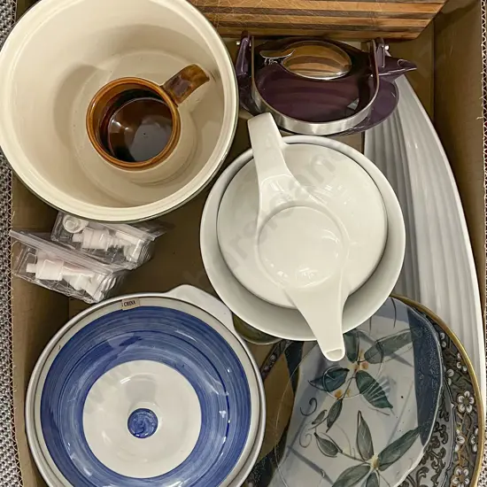 Box of Assorted Fancy China