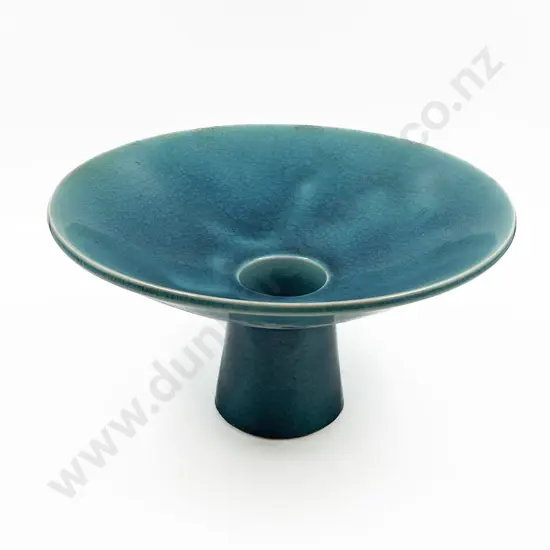 Japanese Blue Glazed Vase