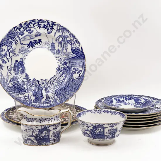 Quantity of Assorted Blue and White RCD China