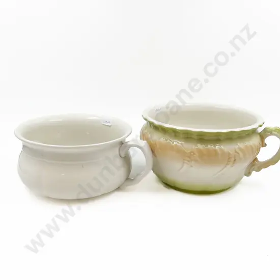 Two Ceramic Potties Including Masons