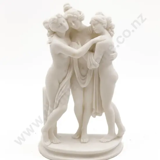 Greek Marble Nude Figure Group