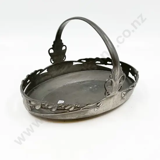 Art Nouveau Tudric Pewter Basket