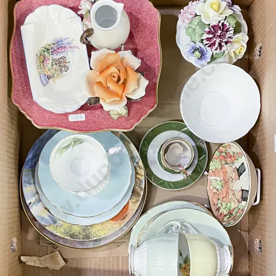 Box of Assorted Fancy China