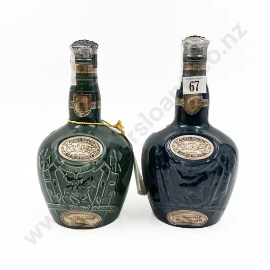 Two Bottles of 700ml Chivas Royal Salute Scotch Whisky