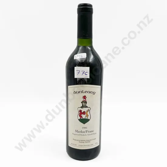 Dunleavy Merlot/Franc 1995 750ml