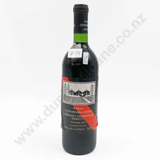 Wynns Cabernet Hermitage Merlot 1990 750ml