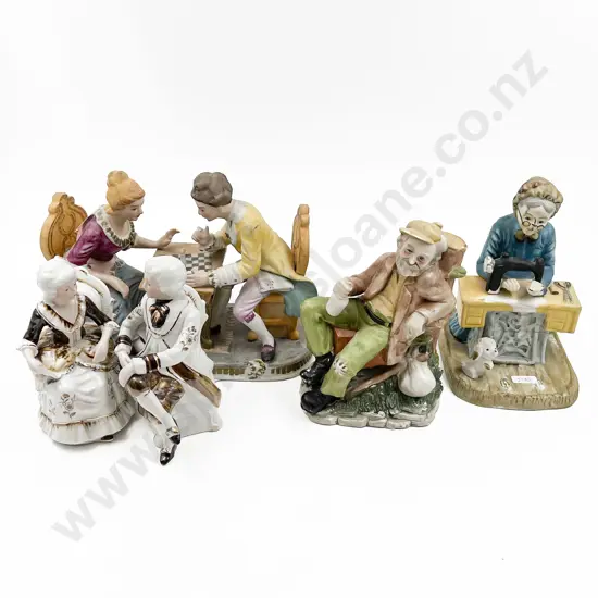 Five Assorted Ceramic Figures