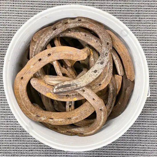 Quantity of Assorted Vintage Horseshoes