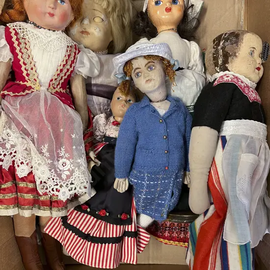 Vintage National Costume Dolls & Assorted